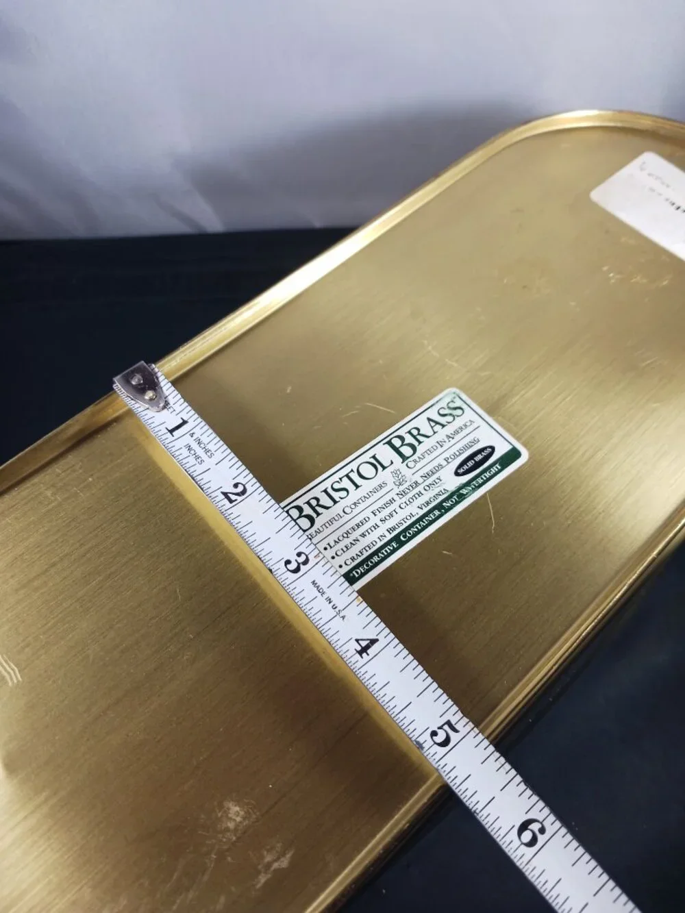 Vintage Bristol Brass Planter 13